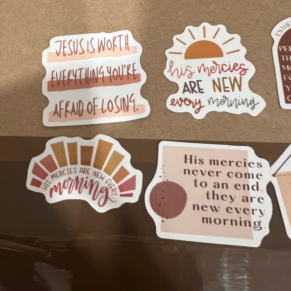 3 for $12 Inspirational Sticker Set - Picture 2 of 3